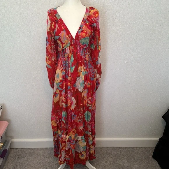 Farm Rio Hudson Floral Maxi Dress - Picture 10 of 12